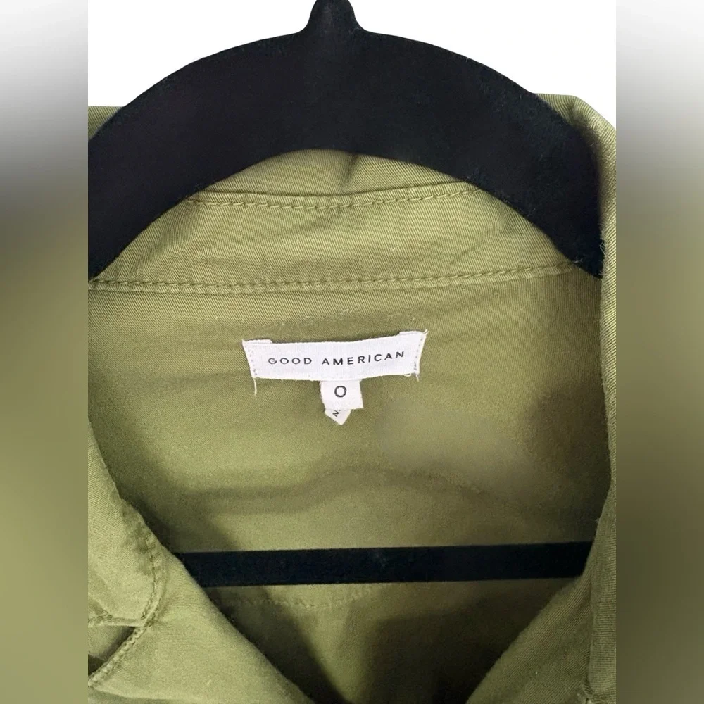 Good American Oversized Army Green Jumpsuit | Size 0 (XS-S) - Picture 13 of 16